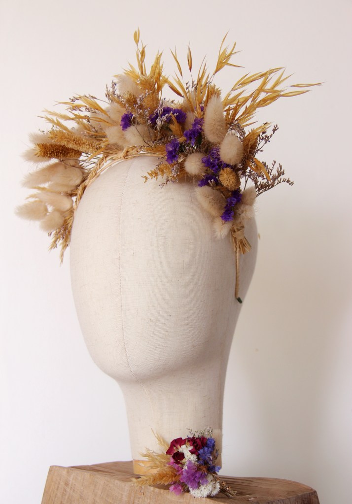 Fleurs, Accessoire Couronne baroque – création florale artistique du designer floral événementiel Simon Albo